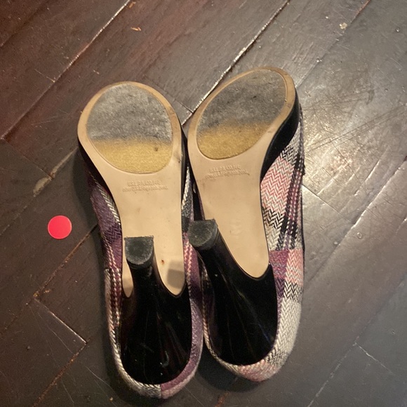 Madden Girl - Purple Mutli peep toe platform heels - Picture 7 of 13